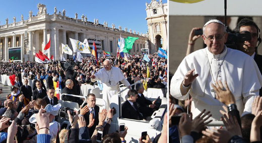Pope inaugural Mass-march 19-1
